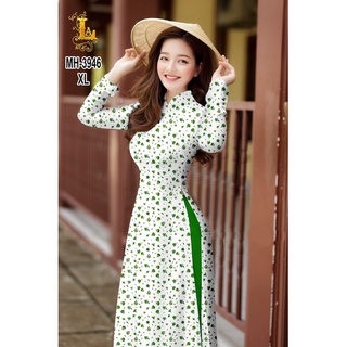 Vải áo dài hoa nhí