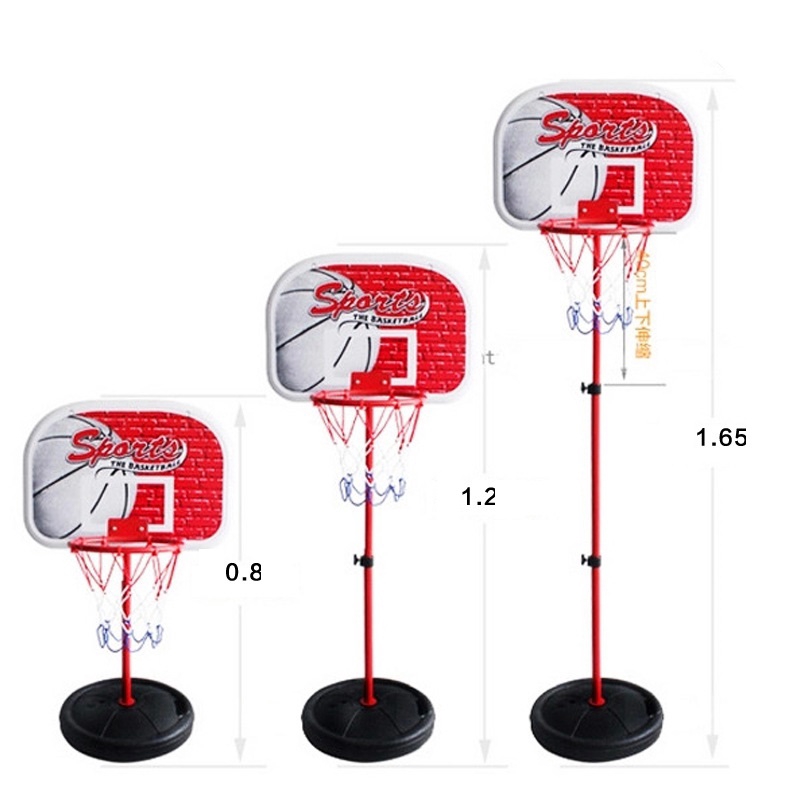 Đồ Chơi Bóng Rổ Trẻ Em Cho Bé Trụ Sắt Kèm Bóng Cao 165Cm (gồm cả bảng) - 03 Chế độ (Cỡ đại)