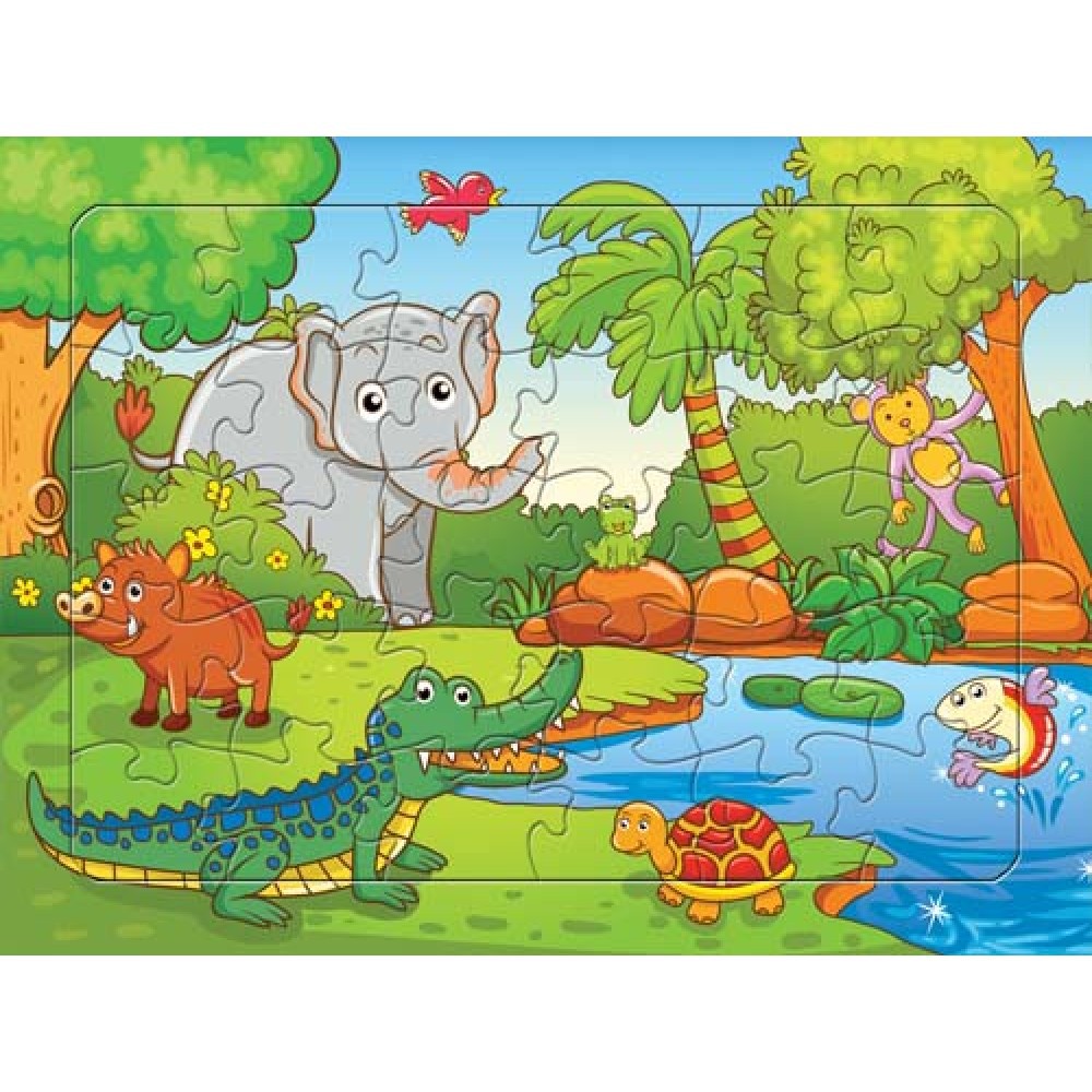 Tranh xếp hình phát triển trí tuệ cho bé Tia Sáng Jigsaw Puzzle 30 mảnh - VUI ĐÙA - MSP: 030-111