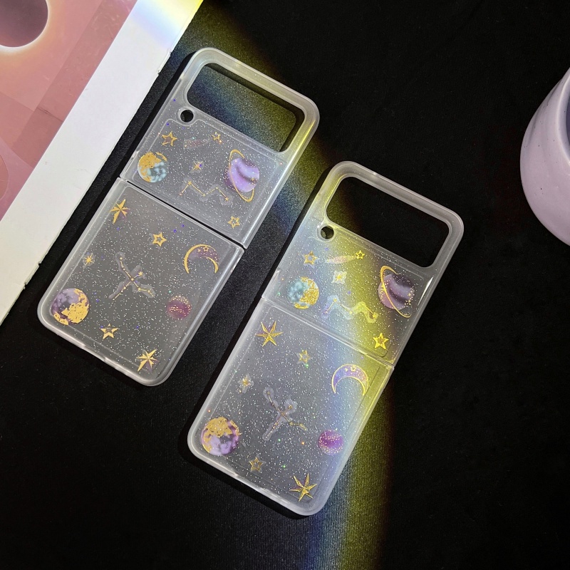 Ốp Điện Thoại Cứng Chống Sốc Họa Tiết Bướm / Gấu 3D Dành Cho Samsung Galaxy Z Flip 3 Flip 4