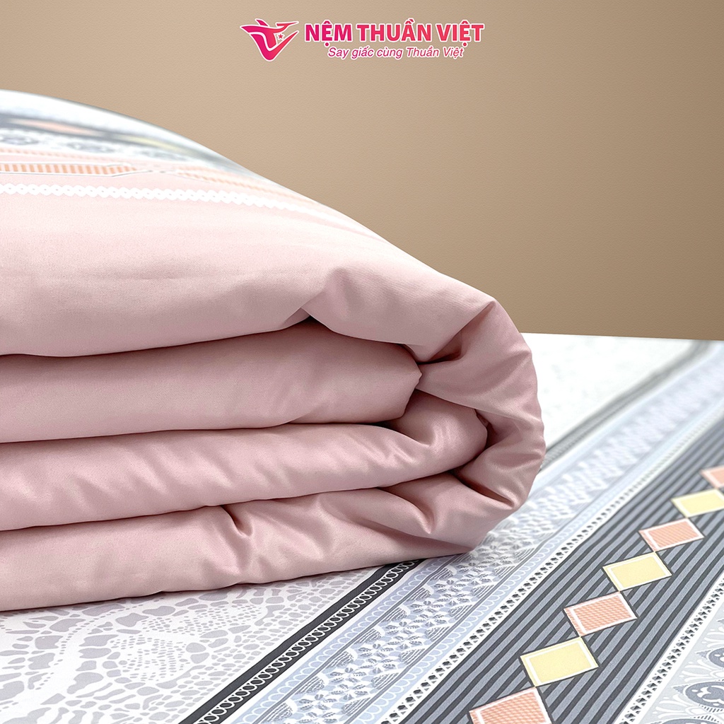 Mền Tencel Thuần Việt Cao Cấp - Hồng Xám TVM20 180x200