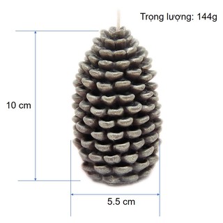 Nến quả thông noel không mùi