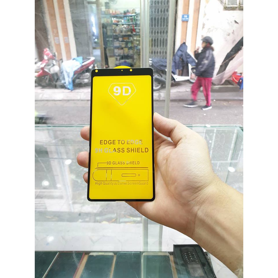 Kính cường lực 9D Xiaomi Mi mix 2S fulll keo màn hình, không chấm li ti-màu đen