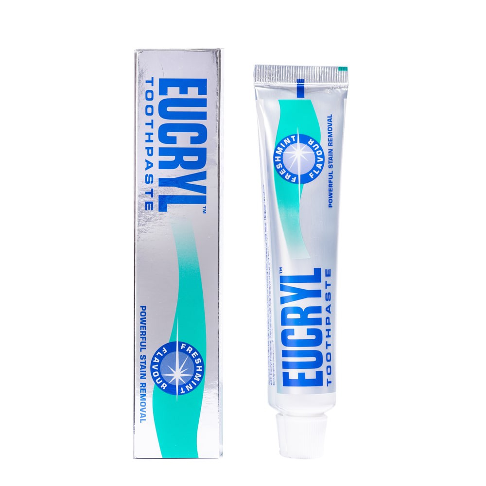 Eucryl Kem Đánh Răng Bạc Hà Tẩy Trắng Răng Eucryl Toothpaste 62g - Khongcoson