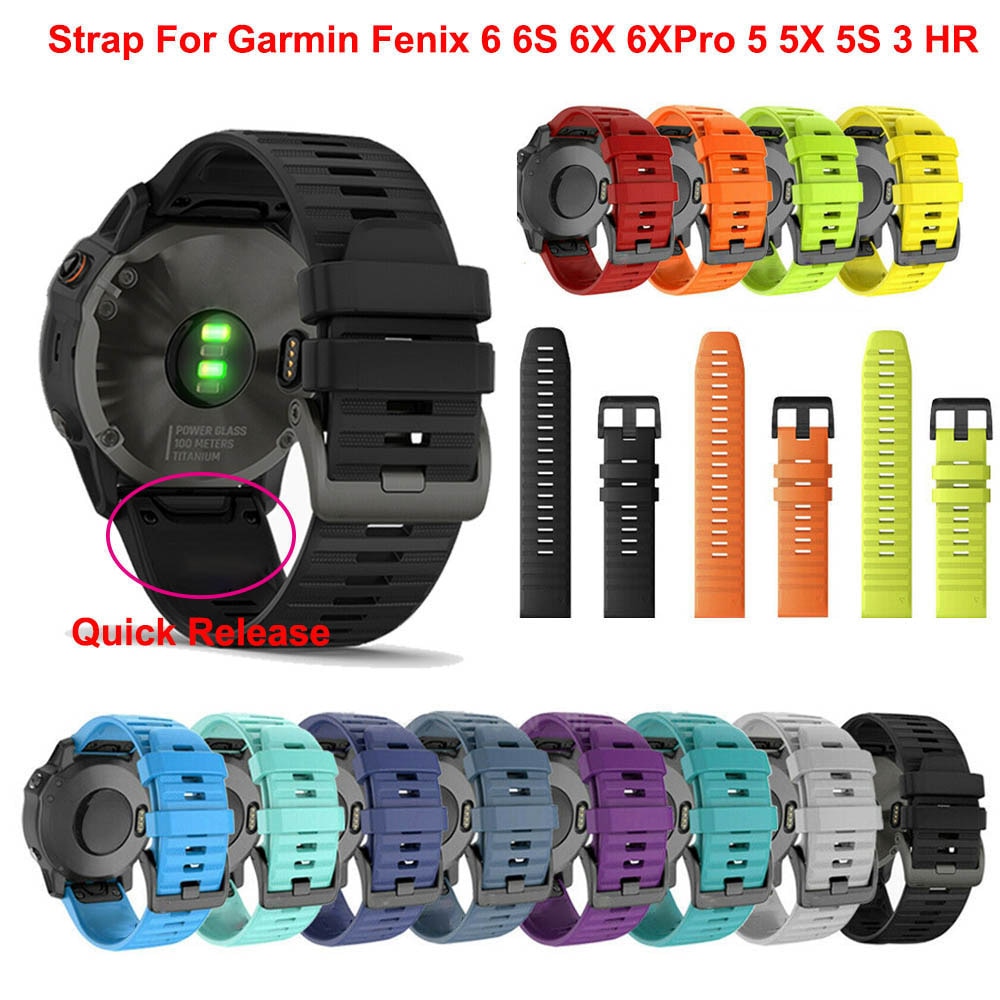 Bộ Đồng Hồ Thông Minh 20mm 22mm 26mm Garmin Fenix 6 6s 6x Pro 5x 5 5s Plus Fenix 3hr Forerunner 935 945