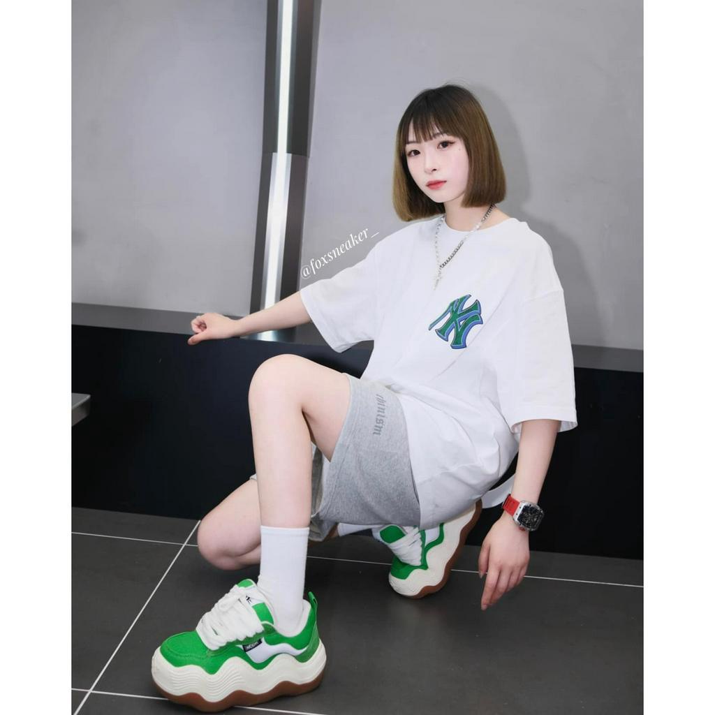 Áo Thun MLB Monotive Overfit Short Sleeve T-Shirt New York Yankees White