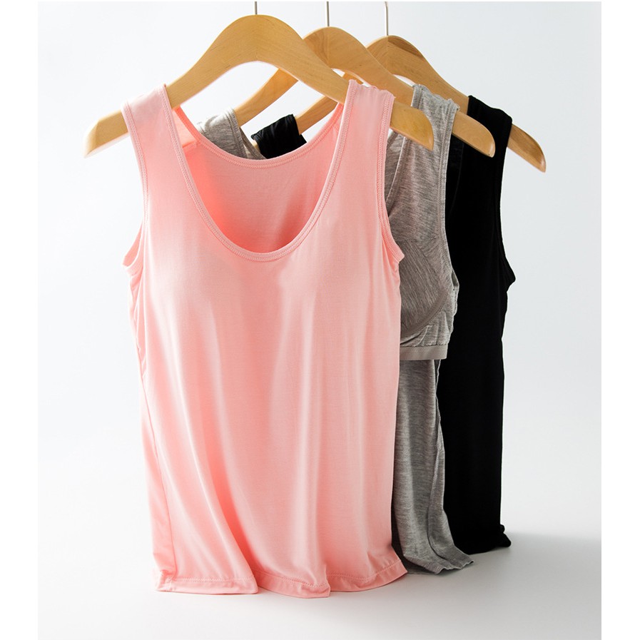 Áo Ba Lỗ Nữ Màu Trơn Thời Trang