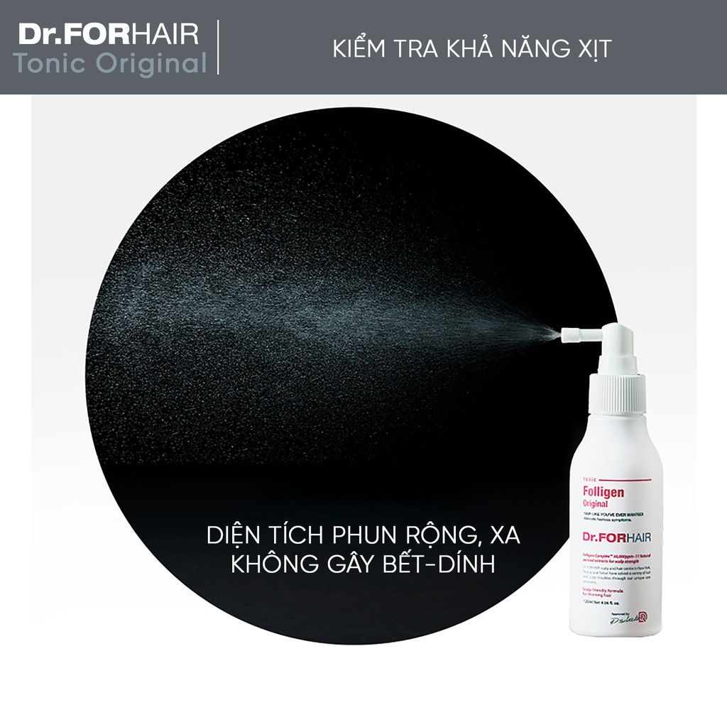 Bộ dầu gội, xả giảm rụng tóc và serum dưỡng tóc Dr.FORHAIR ngăn gãy rụng chuyên sâu