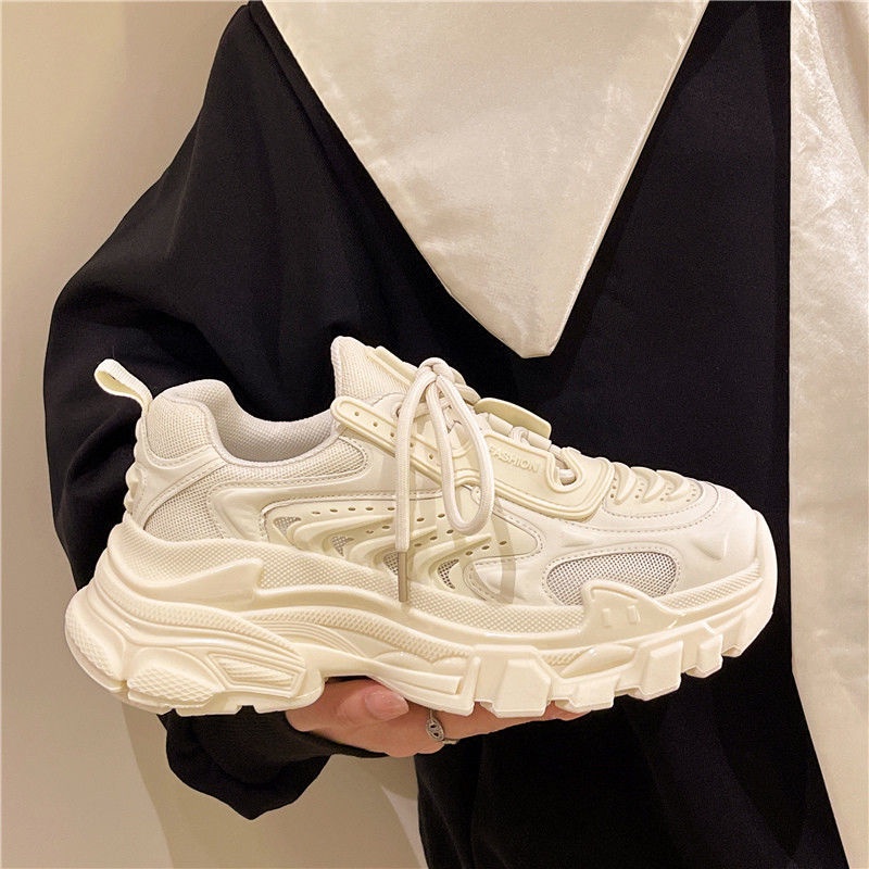 Giày Thể Thao Đế Dày Phối Lưới Mỏng Thoáng Khí Thời Trang Mùa Hè 2022 Phong Cách Mới Cho Nữ