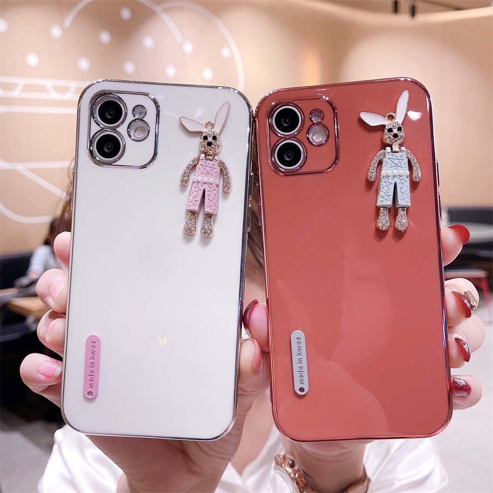 IPhone 14 Promax 13 1211 Pro X XS XR 7 8 Plus Luxury Plated Soft Case