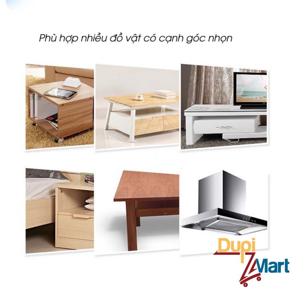 [BẢO VỆ BÉ] Miếng Bọc Góc Bàn - Cạnh Bàn Silicon Chống Va Đập Giúp Bảo Vệ Cho Bé An Toàn - DupiMart