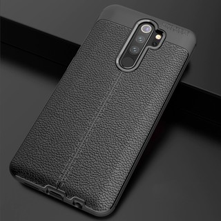 Ốp lưng Xiaomi Redmi Note 8 Pro Silicon giả da Auto Focus