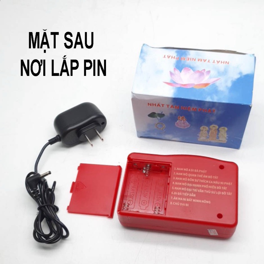 Đài tụng kinh niệm phật 8 bài đã cài sẵn