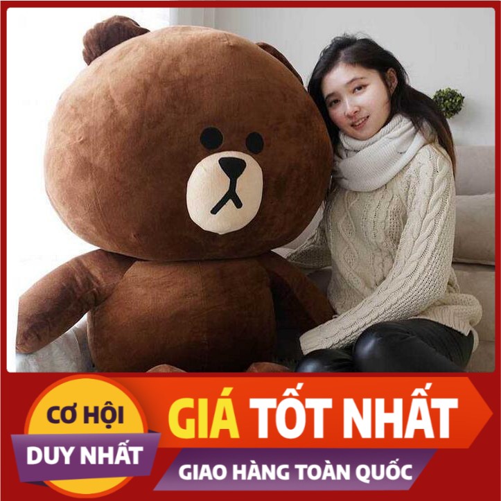 Gấu Bông Cao Cấp Brown 1m5