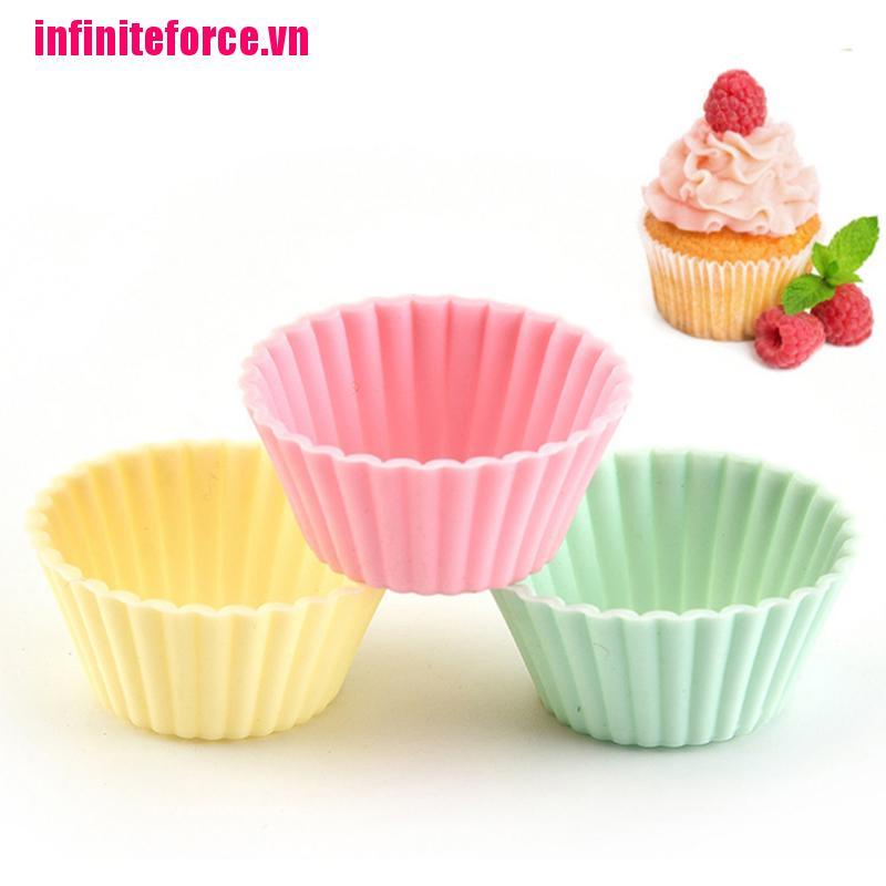 Set 12 Khuôn Silicone Làm Bánh Diy Tiện Dụng