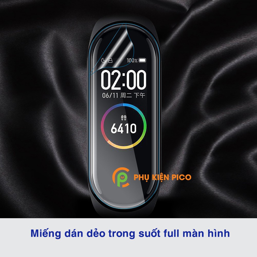 Dán màn hình Mi Band 4 / Mi Band 5 / Mi Band 6 full màn dẻo trong suốt PPF tự phục hồi vết xước