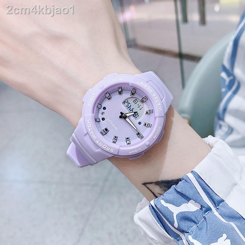 ▲№Đồng hồ Unicorn Macaron dành cho Nữ Đại học Phong trào Đơn giản Tính khí Sinh viên điện tử Girl Mori
