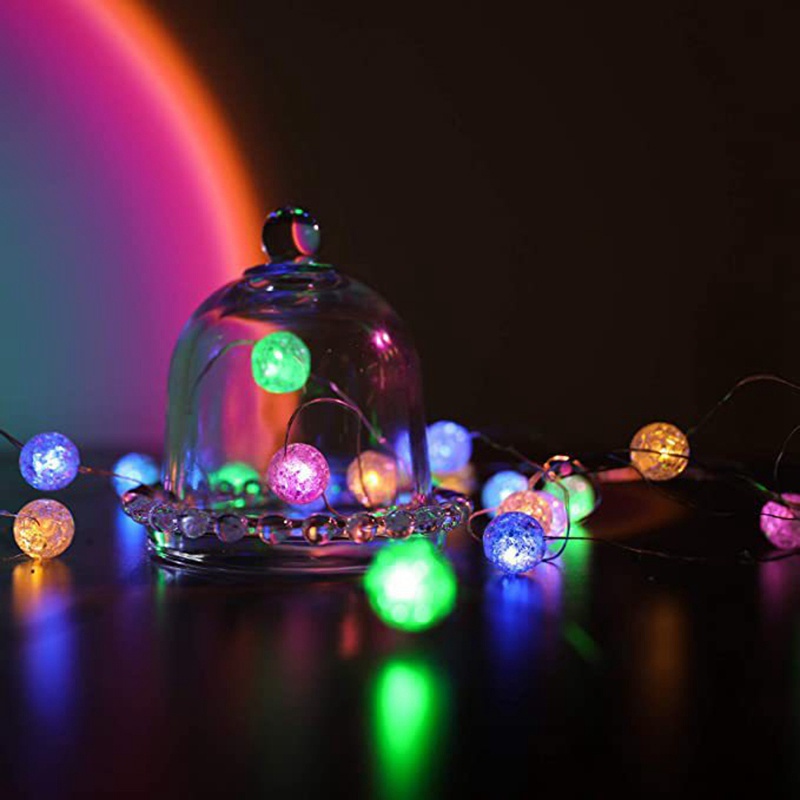 Dây Đèn LED Trang Trí Rèm Cửa Lãng Mạn
