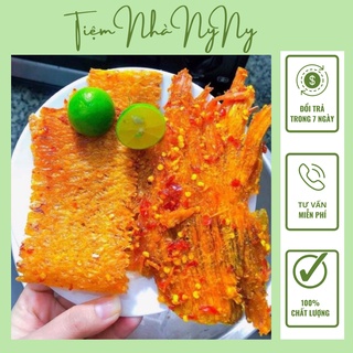 Mực tẩm gia vị cán mỏng loại đặc biệt 500g ăn vặt đặc sản phú yên tiệm nhà nyny mt01-500g