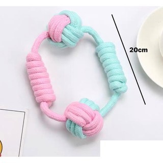 Dây thừng mềm đồ chơi chó huấn luyện Poodle Corgi Husky