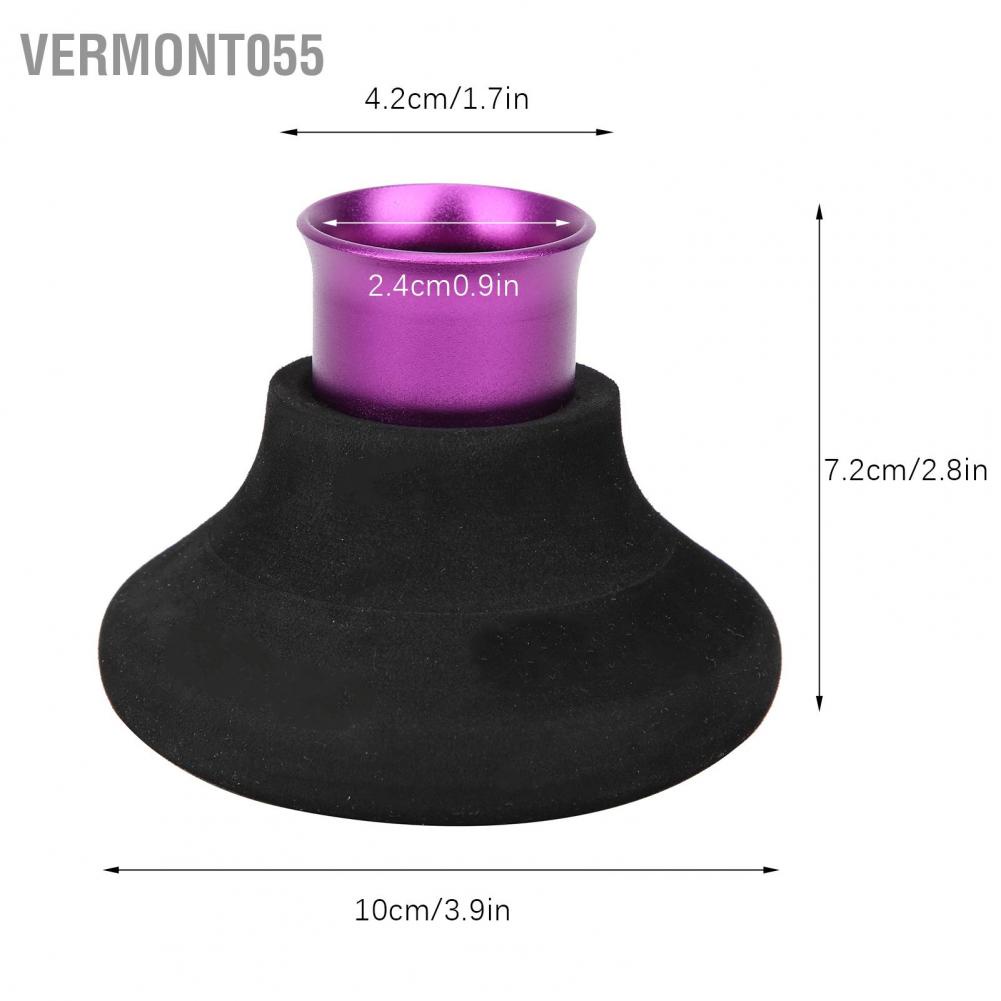 Vermont055 Fishing Rod Butt Cushion Support Equipment Pole Non‑Slip Stand Fixing Holder Bracket