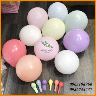 Combo 10 Quả Bóng Bay Màu Pastel Trang Trí Sinh Nhật