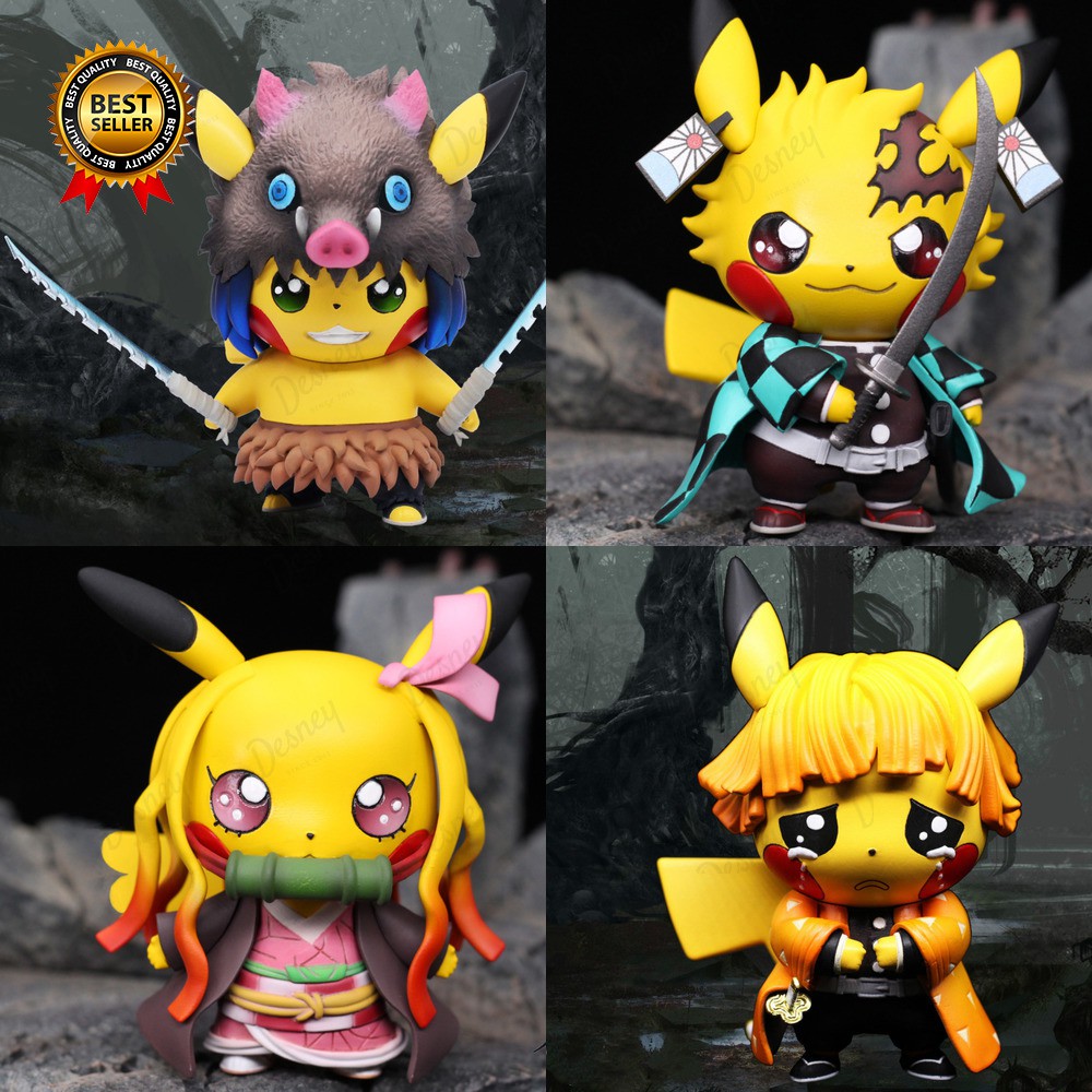 Mô Hình Nhân Vật Pokemon Kimetsu No Yaiba 10cm