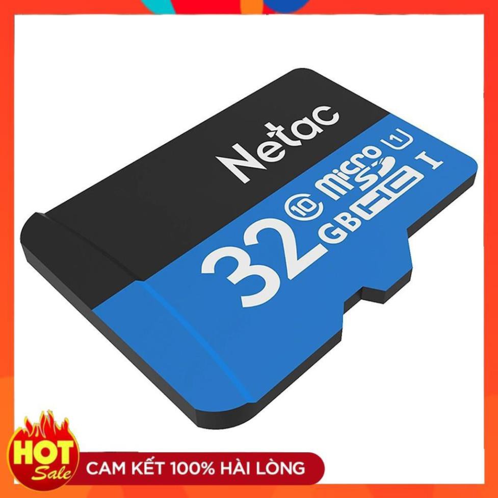 [Chính Hãng] Thẻ Nhớ Netac 32GB U1 Micro SDHC Dùng Cho Camera- hàng chính hãng