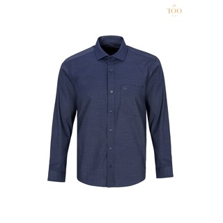 Áo sơ mi nam dài tay TQQ dáng Công Sở Slim fit ôm nhẹ M15CS-CSB vân chìm tinh tế