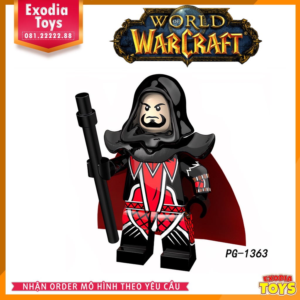 Xếp hình Minifigure nhân vật trò chơi World of Warcraft - Đồ Chơi Lắp Ghép Sáng Tạo - POGO PG8165