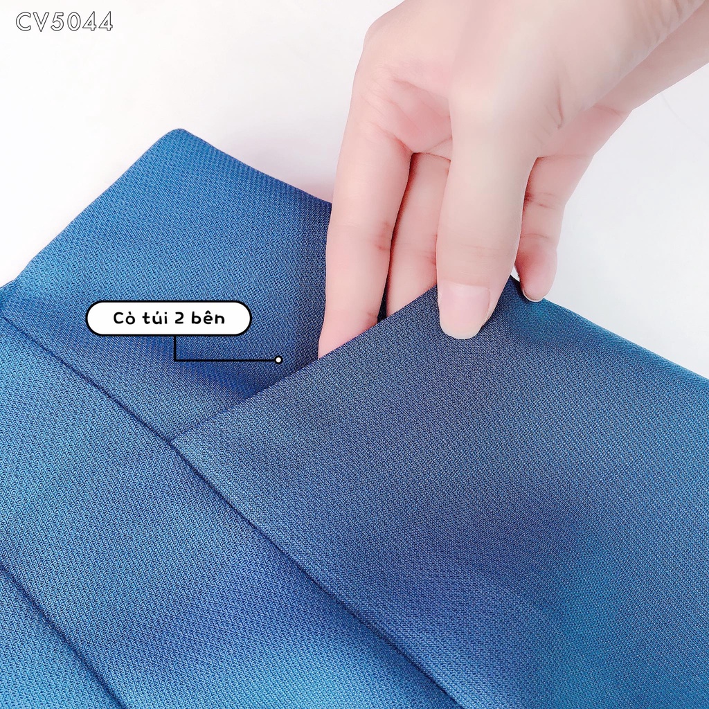 Chân váy công sở dáng chữ A đính 8 nút CHUU CV5044