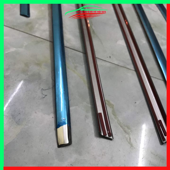 Bộ nẹp viền chân kính inox Civic 2017-2021