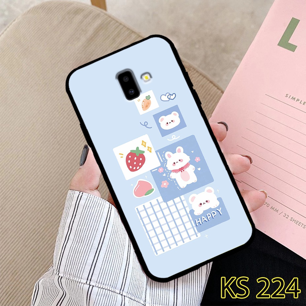 Ốp lưng Samsung J4/J4 Plus/J4 Core in hình thỏ con siêu đáng yêu_KINGSTORE.HN_Ốp SS