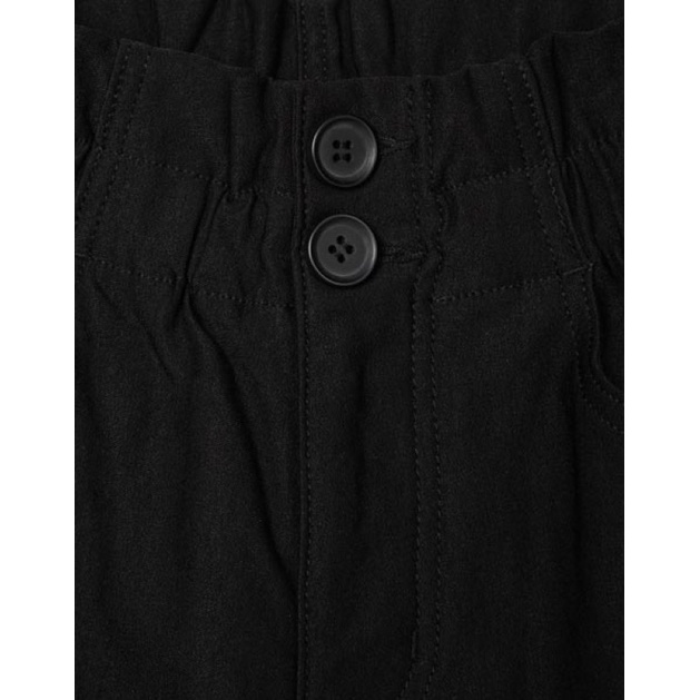 Quần Baggy Bé Gái Co Dãn 2 Cúc Đen GJ