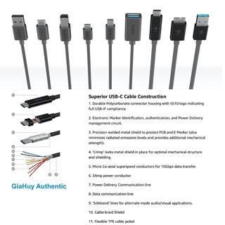 Cáp USB-C to USB-A Belkin F2CU029bt1M
