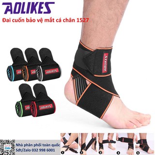 Băng cổ chân thể thao chống trượt chính hãng Aolikes 1527 Đai Quấn Bảo Vệ Mắt cá Chân tdhn1