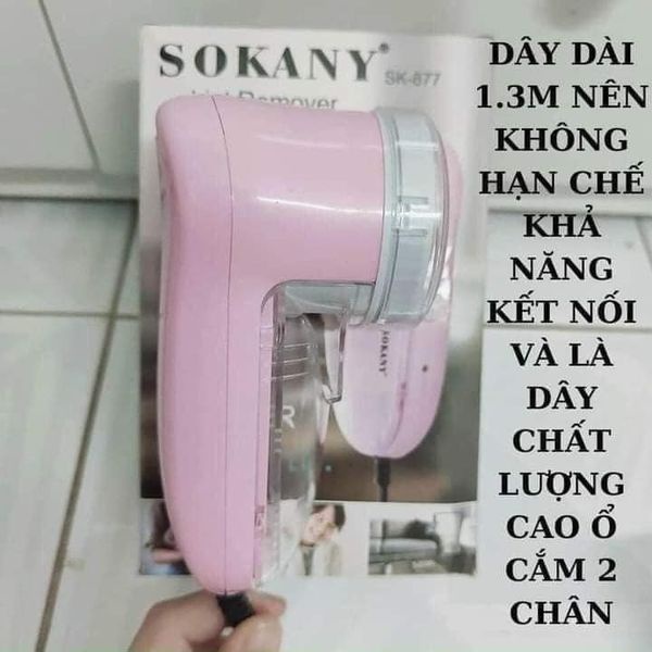 MÁY CẮT LÔNG XÙ SOKANY LƯỠI DAO 3 CẠNH TIỆN DỤNG