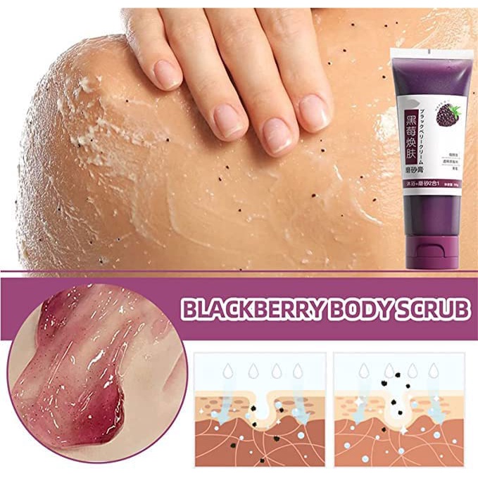 Tẩy Tế Bào Chết Toàn Thân Làm Sạch Sâu Dưỡng Ẩm Và Trẻ Hóa Làn Da 60g Hiệu JuniperBerry