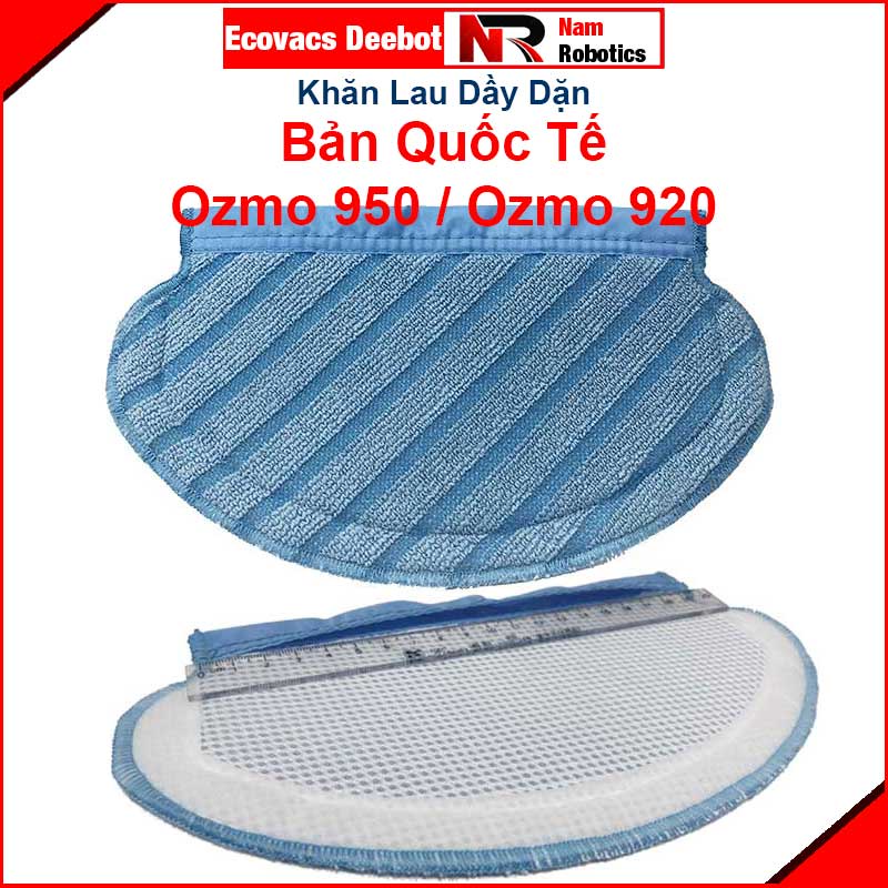Phụ kiện Khăn Lau Chổi Cạnh Chổi Cuộn Bộ Lọc Hepa Ecovacs Deebot Ozmo 950 & Ozmo 920