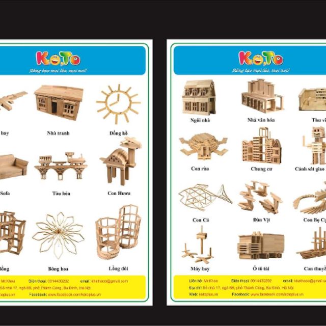 Xếp hình Kapla Koto