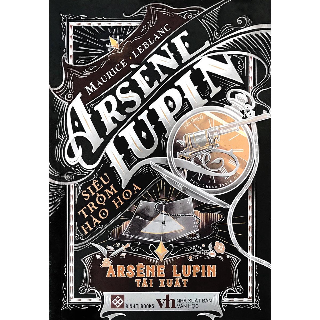 Sách Đinh Tị - Combo Arsene Lupin - Siêu Trộm Hào Hoa (Bìa Đen)