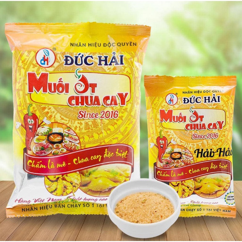 0,5 KG MUỐI ỚT CHUA CAY ĐỨC HẢI