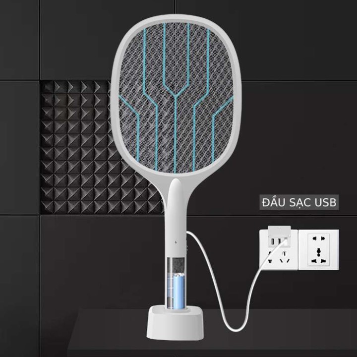 Vợt Muỗi Thông Minh 3 in 1 Tự Động Bắt Muỗi Tiện Lợi