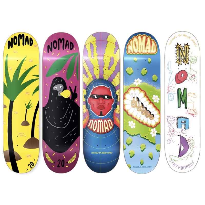 Mặt Ván Trượt Skateboard Chuyên Nghiệp Châu Âu hãng NOMAD