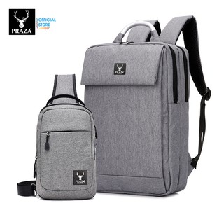 Bộ Balo Laptop Cao Cấp & Túi Đeo Hàn Quốc Cao Cấp PRAZA - (BL159&DC112)