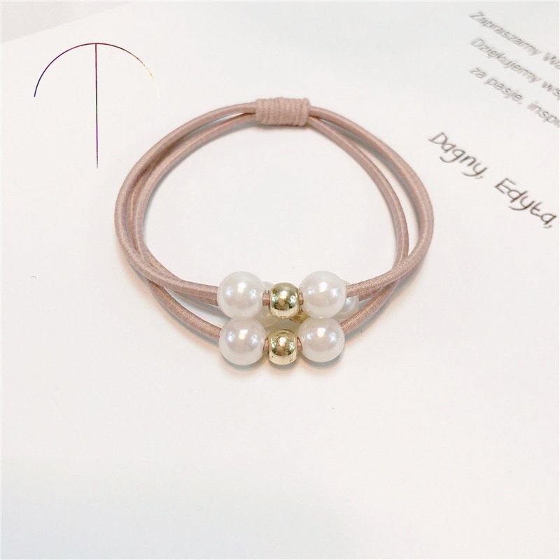 Dây Cột Tóc Đính Hạt Ngọc Trai Nhiều Kiểu Dáng Thời Trang Cho Nữ