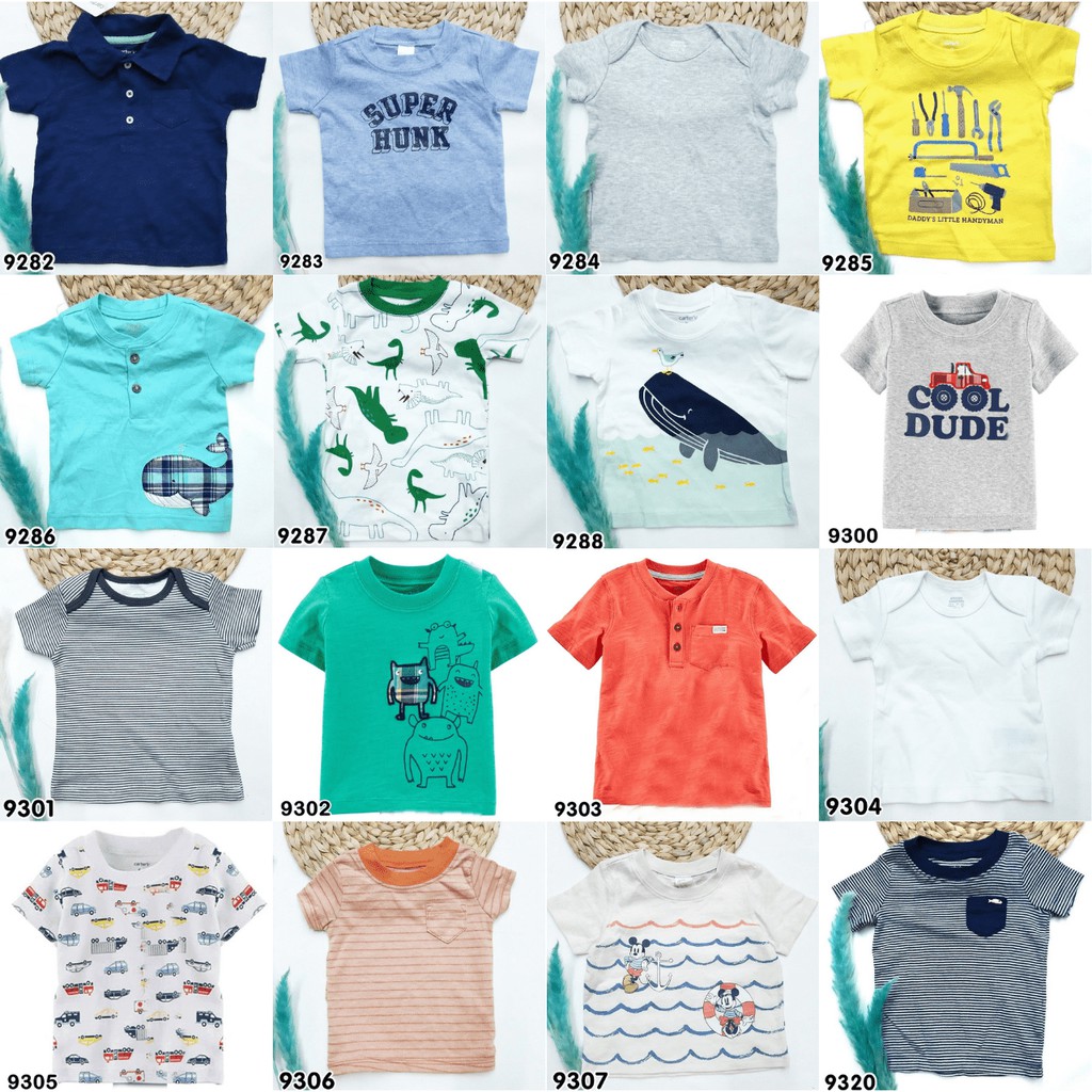 ÁO THUN TAY NGẮN BÉ TRAI NHIỀU MẪU CHO BÉ TỪ 3-17KG (3)