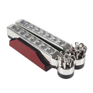 1 đèn pha 8 bóng LED cho xe hơi
