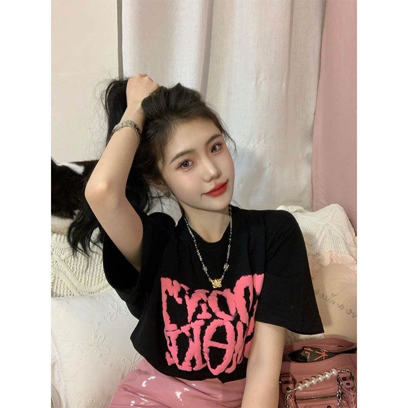 JSC Set Áo Thun In Họa Tiết + Chân Váy Da Dài Thời Trang Mùa Hè Cho Nữ