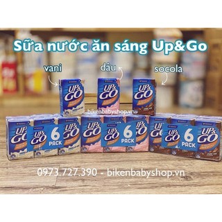 1 thùng sữa nước ăn sáng Up&Go cho bé trên 2y Date 2021 24h x 250ml